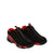 Rocky Sports Mens Black Red Sports Sneakers Angle View
