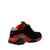 Rocky Sports Mens Black Red Sports Sneakers Back View