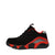 Rocky Sports Mens Black Red Sports Sneakers Side View