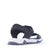 Symphony Kids Black White Z-Strap Sandals Back View