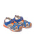 Symphony Kids Blue Orange motion lights Fisherman Sandals Angle View