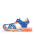 Symphony Kids Blue Orange motion lights Fisherman Sandals Side View