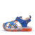 Symphony Kids Blue Orange motion lights Sandals Side View