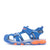 Symphony Kids Blue White motion lights Fisherman Sandals Side View