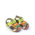 Symphony Kids Green Lemon motion lights Sandals Angle View