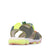 Symphony Kids Green Lemon motion lights Sandals Back View