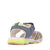 Symphony Kids Grey Lemon motion lights Fisherman Sandals Back View