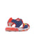 Symphony Kids Navy Red motion lights Sandals Back View