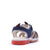 Symphony Kids Navy Red motion lights Sandals Back View