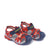 Symphony Kids Red Navy motion lights Fisherman Sandals Angle View